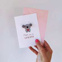 Load image into Gallery viewer, Koala Mother&#39;s Day Card