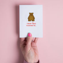 Load image into Gallery viewer, Bear Valentine&#39;s Day Card