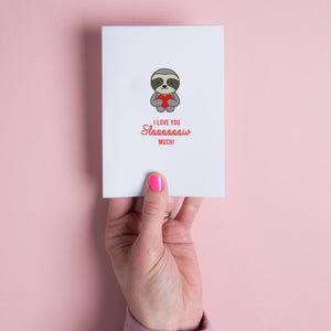 Sloth Love Card