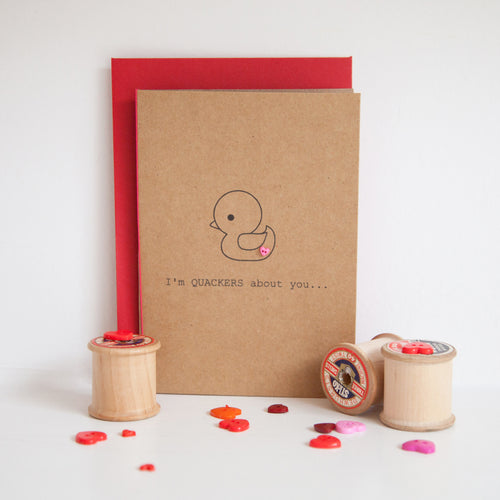 Duck Anniversary Card