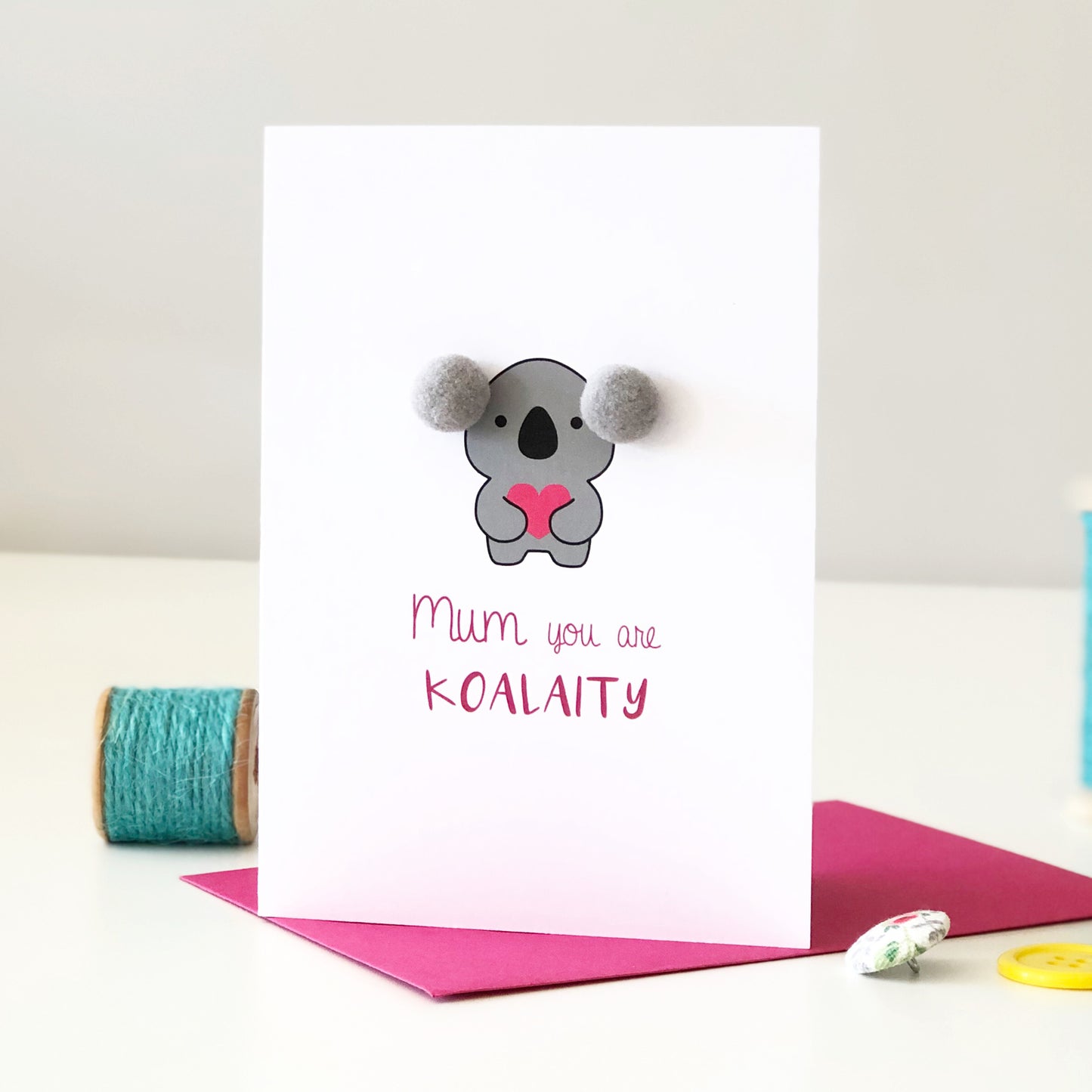 Koala Birthday Card for Mum