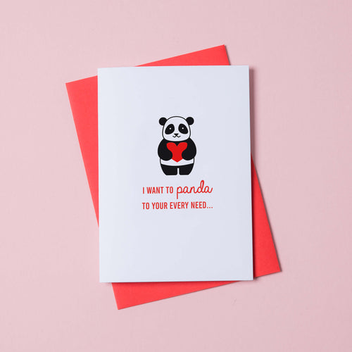 Panda Anniversary Card