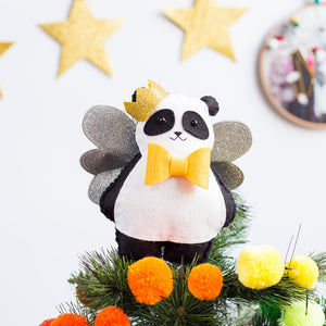 Panda Christmas Tree Topper