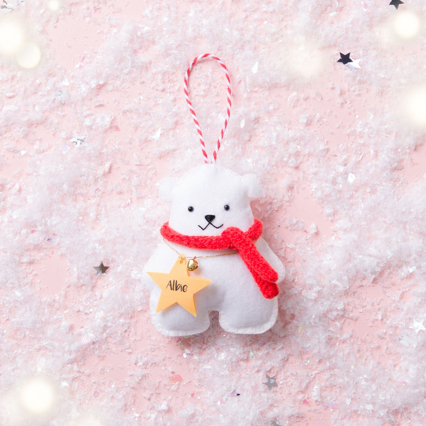 Mr Polar Bear Christmas Ornament - 50% Off