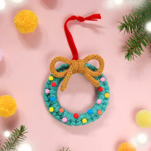 Load image into Gallery viewer, Mini Wreath Christmas Tree Ornament