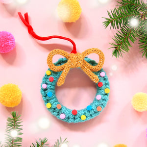 Mini Wreath Christmas Tree Ornament