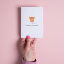 Load image into Gallery viewer, 3rd Anniversary Card for a Leather Anniversary