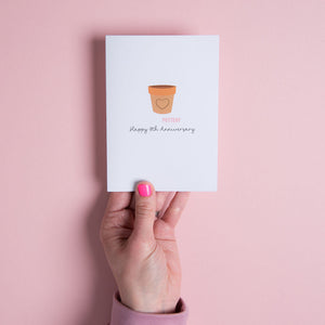 3rd Anniversary Card for a Leather Anniversary