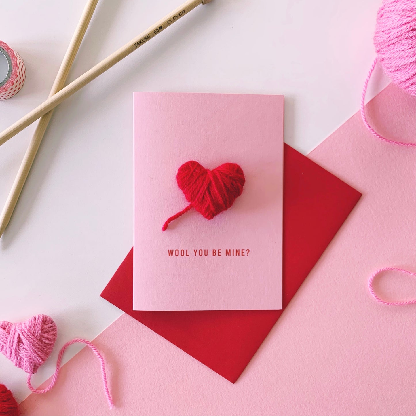 Wool You Be Mine Valentine's Day Card