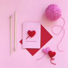 Load image into Gallery viewer, Wool You Be Mine Valentine&#39;s Day Card