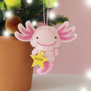 Axolotl Christmas Tree Decoration