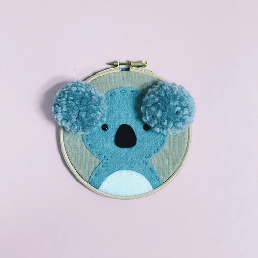 Koala Hoop - Brown Background