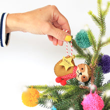 Load image into Gallery viewer, Sloth Christmas Tree Decoration